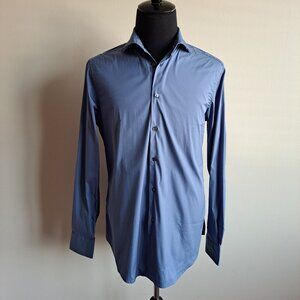 NEW Pal Zileri Men's Blue Color Button Down Dress Shirt Sizes 41, 43, 45